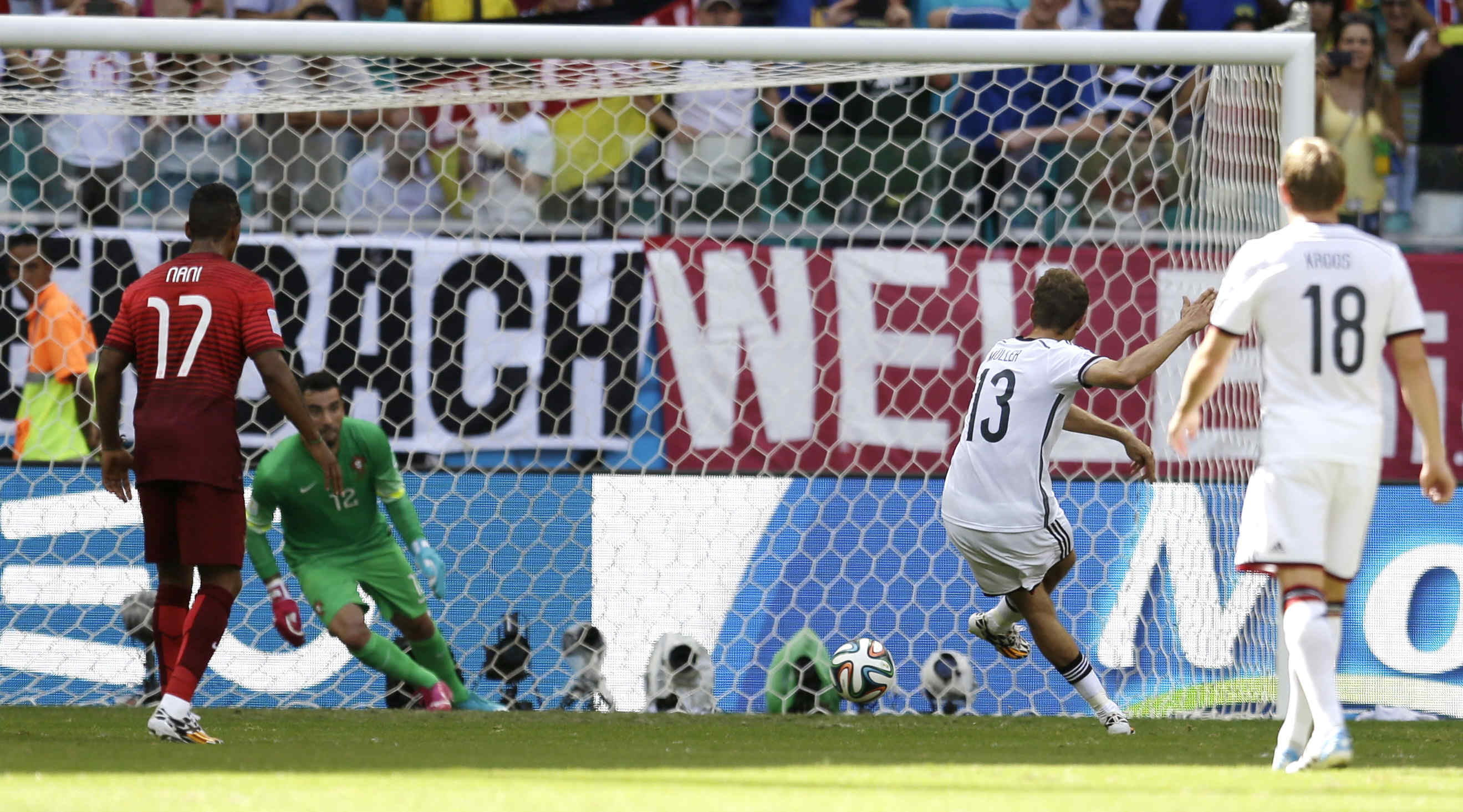 Alemania arrancó con todo. (Foto: AP)