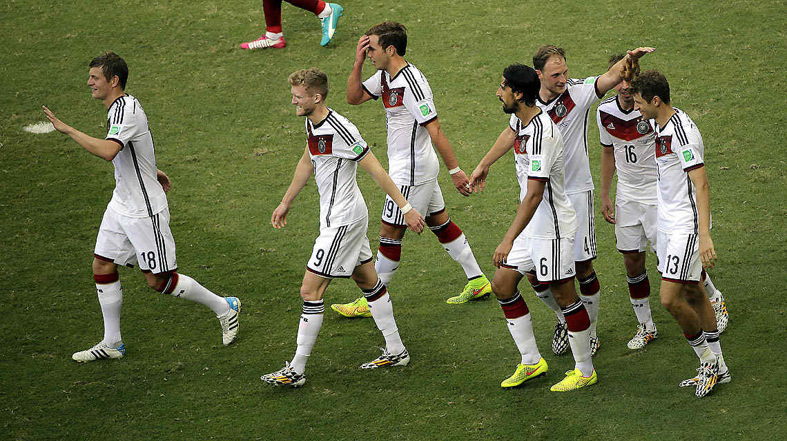Alemania arrancó con todo. (Foto: AP)