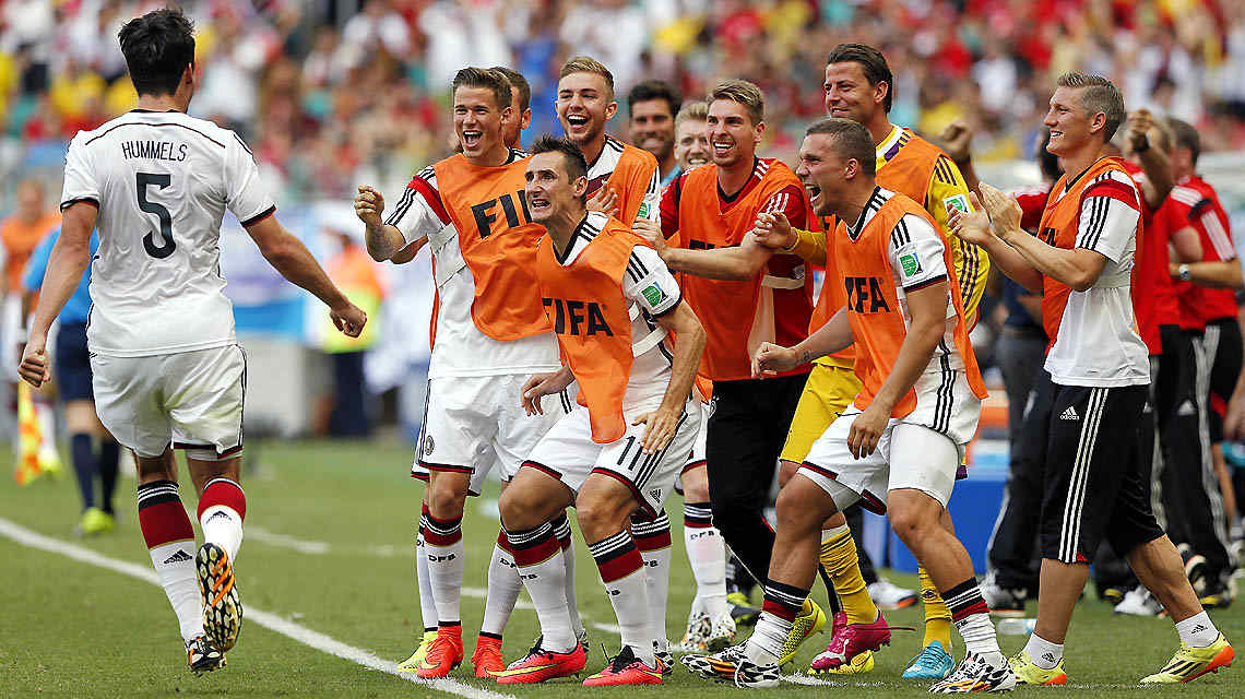 Alemania arrancó con todo. (Foto: AP)