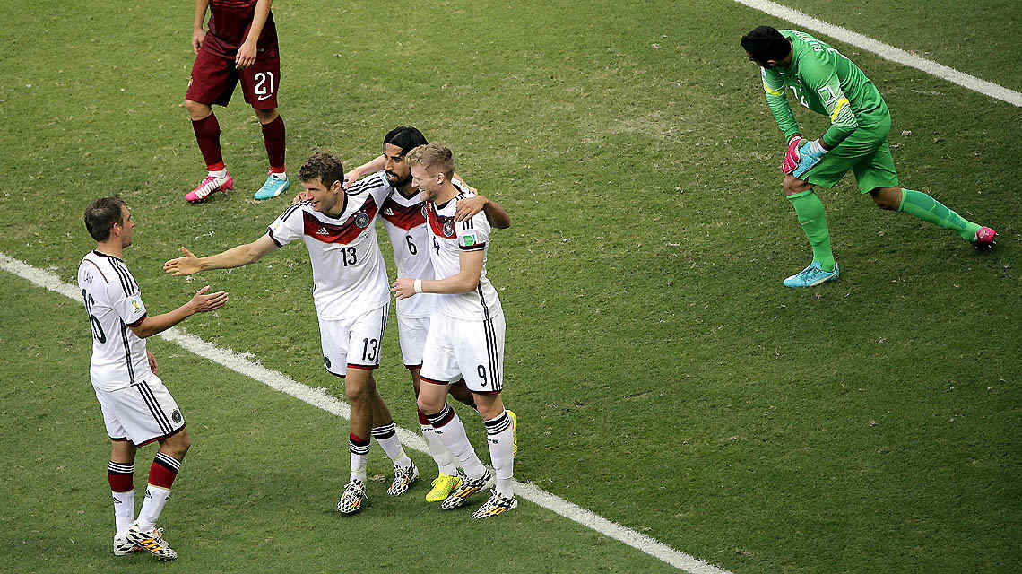 Alemania arrancó con todo. (Foto: AP)