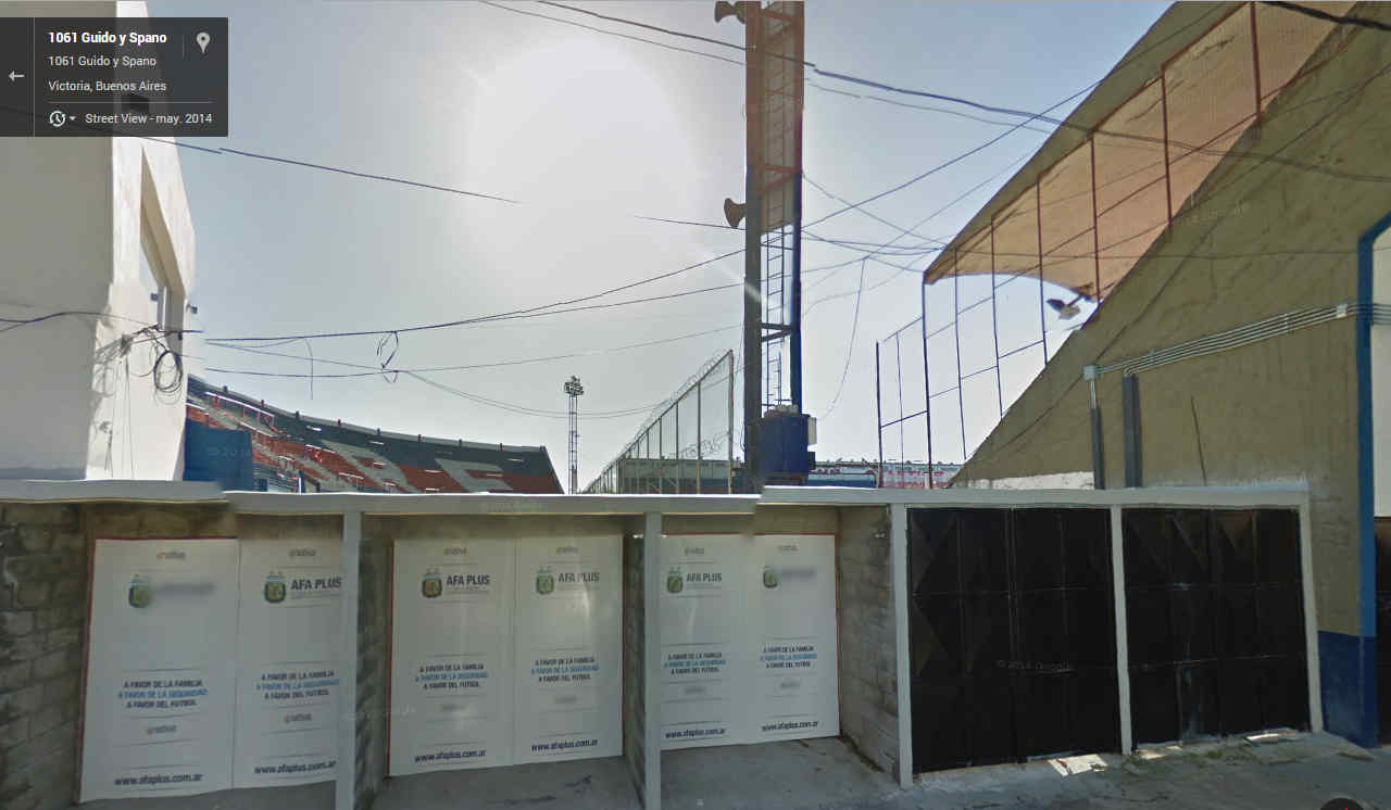 Tigre. Estadio José Dellagiovanna. (Captura de pantalla: Google Street View) Tigre. Estadio José Dellagiovanna. (Captura de pantalla: Google Street View)