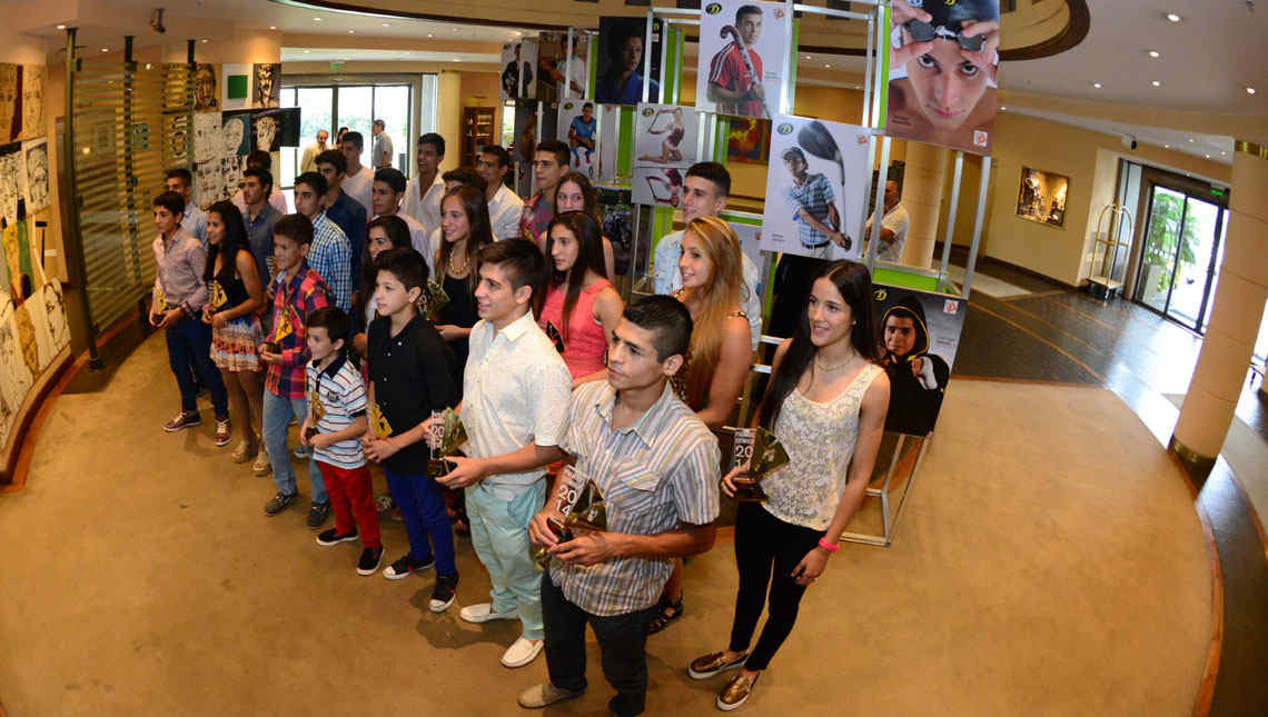 El deporte cordobés vivió una gran fiesta en el Holliday Inn. (Fotos: Ramiro Pereyra y Martín Báez)