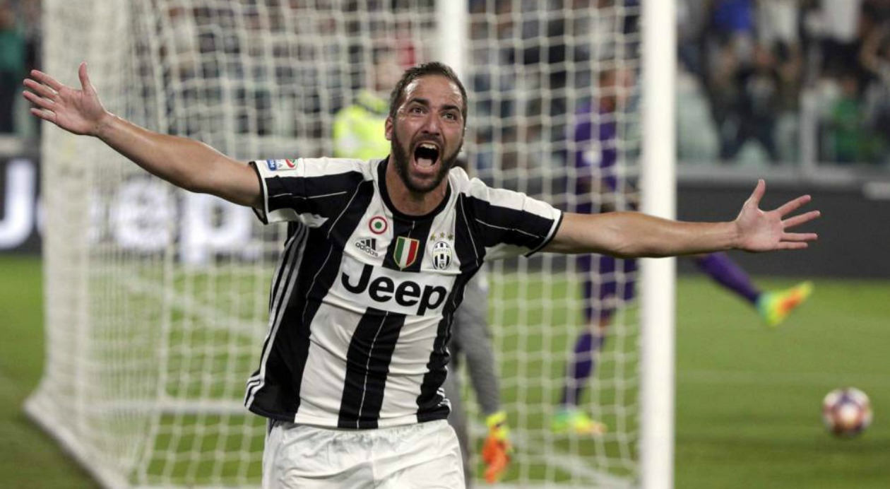 Gonzalo Higuaín (Juventus. 3/6/2017. Juventus-Real Madrid o Atlético de Madrid. Cardiff, Gales