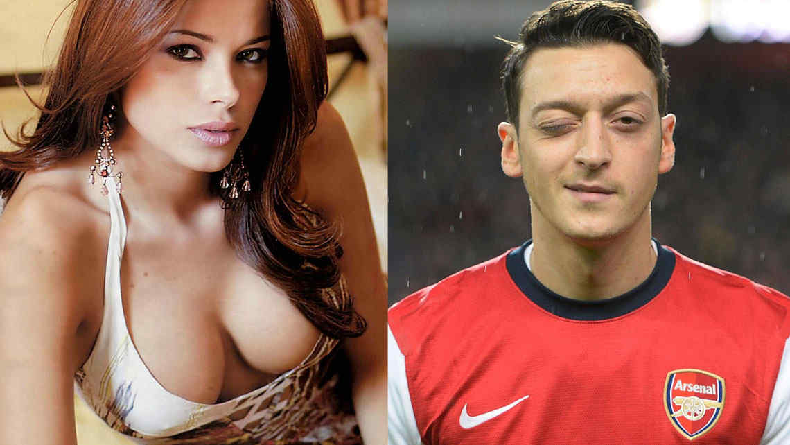 Mesut Ozil y la venezolana Aida Yespica. Mesut Ozil y la venezolana Aida Yespica.
