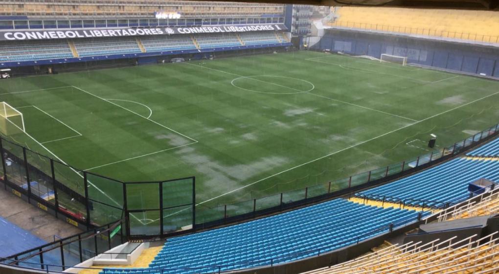 Resultado de imagen para final boca y river lluvia