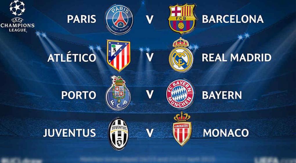 Cómo fue sorteo de los cuartos de final de la Champions League ... Cómo fue sorteo de los cuartos de final de la Champions League ...