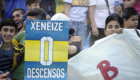 Más de 30 mil hinchas dijeron presente en la Bombonera (Foto: Télam).