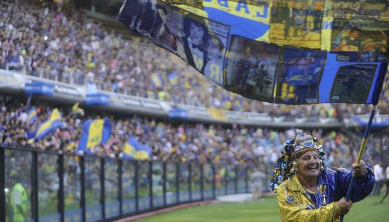 Más de 30 mil hinchas dijeron presente en la Bombonera (Foto: Télam).