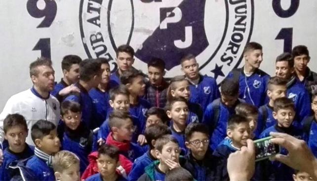 Los chicos de Juniors se divirtieron en Buenos Aires.