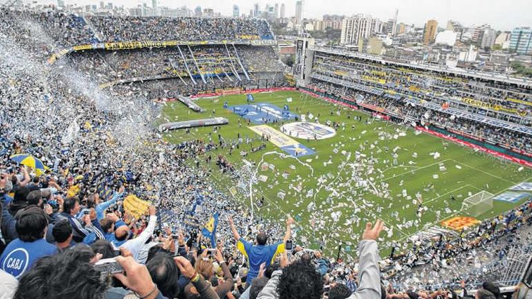 Estadio La Bombonera. Será el escenario del partido de ida de la final el 10/11 a las 17